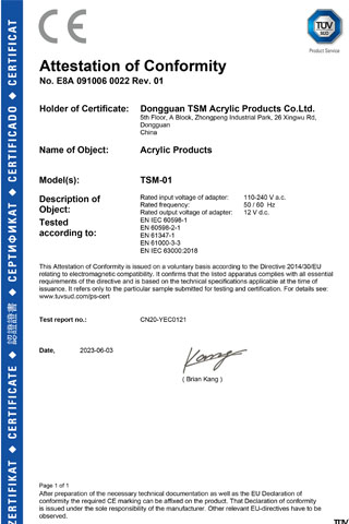 CE Certificate