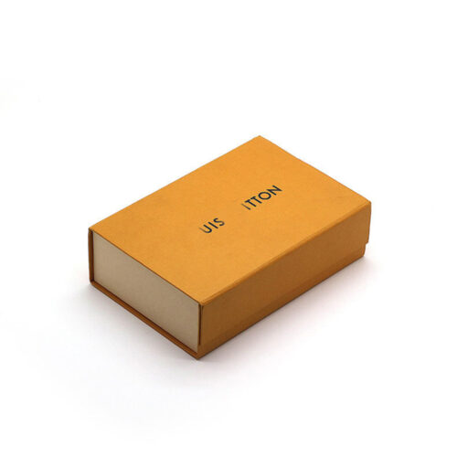 Amber Collapsible Cosmetic Gift Box with Ivory Interior
