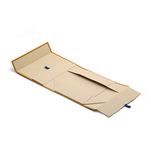 Amber Collapsible Cosmetic Gift Box with Ivory Interior