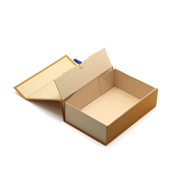 Amber Collapsible Cosmetic Gift Box with Ivory Interior
