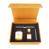 Amber Orange Collapsible Candle Gift Box with Foam Insert