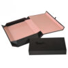 Black Collapsible Hair Extension Gift Box with Blush Interior