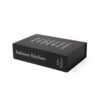 Black Collapsible Hair Extension Gift Box with Holographic Interior Black Collapsible Hair Extension Gift Box with Holographic Interior