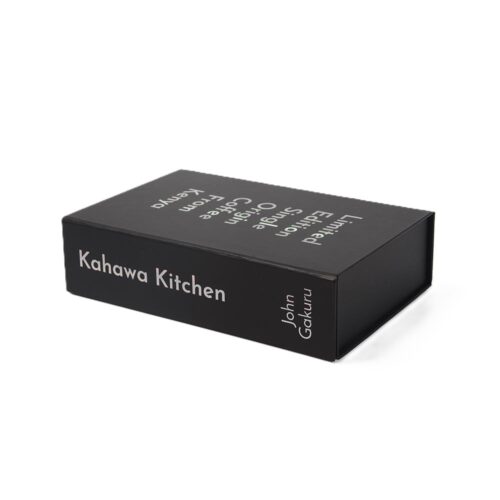 Black Collapsible Hair Extension Gift Box with Holographic Interior