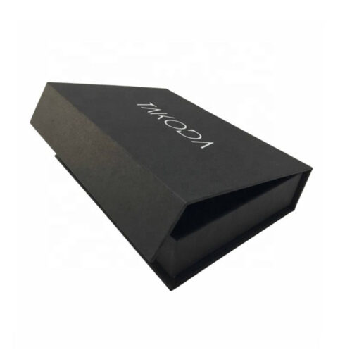 Black Collapsible Watch Gift Box with Dual Compartments Black Collapsible Watch Gift Box with Dual Compartments