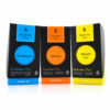 Black Color-Block Wellness Tea Collapsible Gift Box