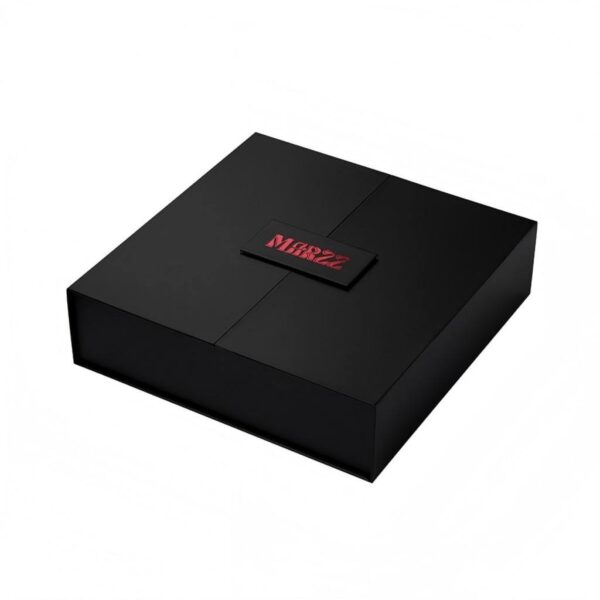 Black Double-Door Collapsible Hair Extension Gift Box