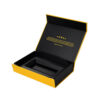 Black Gold Accent Perfume Collapsible Gift Box with Insert