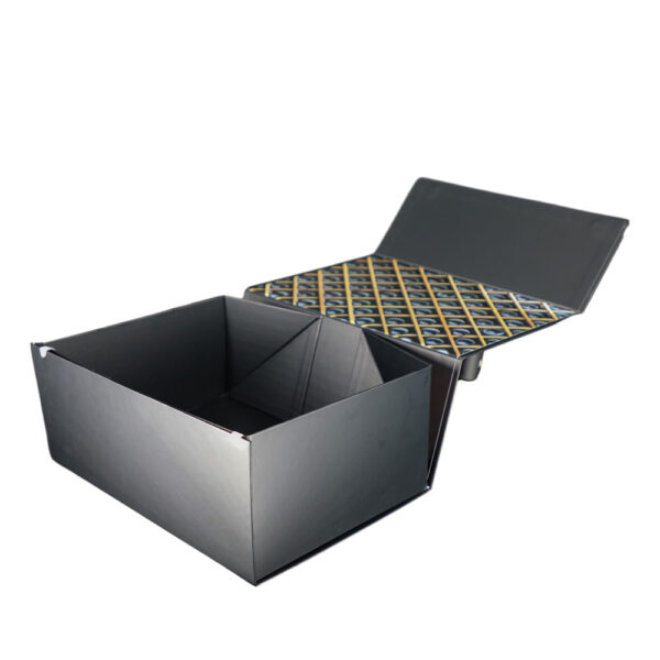 Black Gold Foil Collapsible Perfume Gift Box