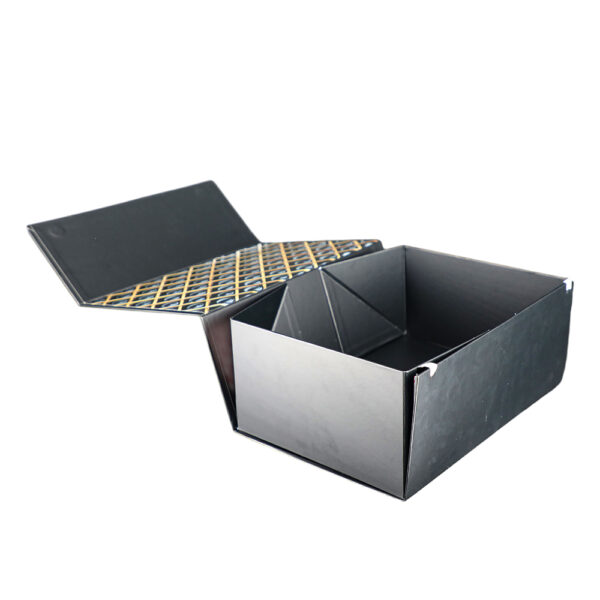 Black Gold Foil Collapsible Perfume Gift Box