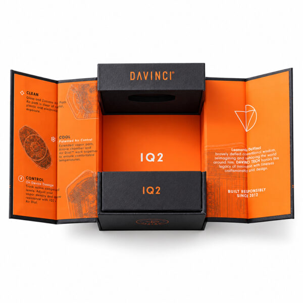 Black Orange Fold-Out Luxury Collapsible Gift Box