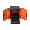 Black Orange Fold-Out Luxury Collapsible Gift Box