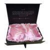 Black Satin-Lined Collapsible Hair Extension Gift Box
