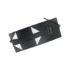 Black Satin Ribbon Apparel Collapsible Gift Box with Gold Logo Black Satin Ribbon Apparel Collapsible Gift Box with Gold Logo