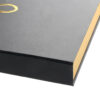 Black and Gold Collapsible Cosmetic Gift Box