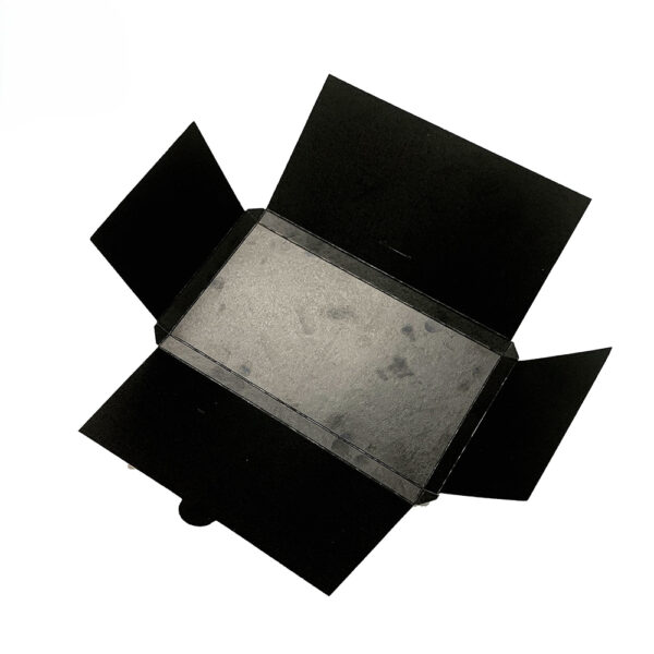 Black and Gold Honeybee Chocolate Collapsible Gift Box with Folding Flaps Black and Gold Honeybee Chocolate Collapsible Gift Box with Folding Flaps