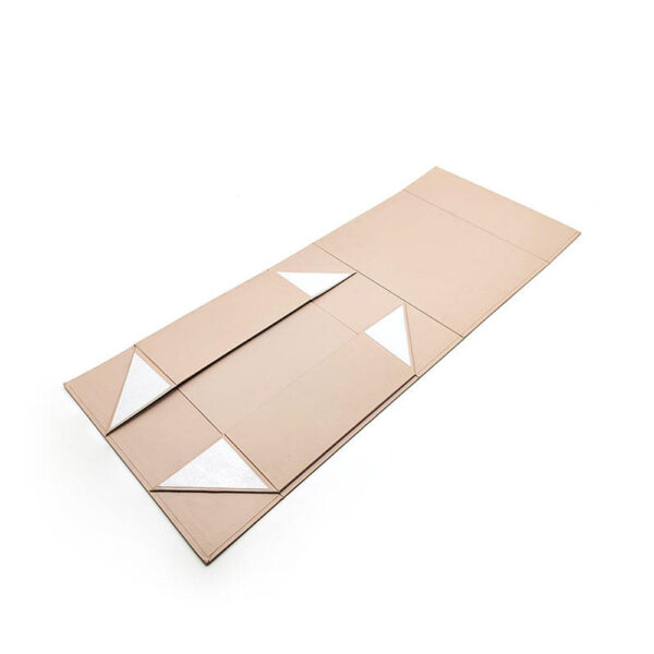 Blush Peach Lily Floral Collapsible Gift Box