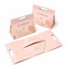 Blush Pink A-Frame Handle Skincare Collapsible Gift Box