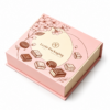 Blush Pink Cherry Blossom Chocolate Collapsible Gift Box with Black Tray Blush Pink Cherry Blossom Chocolate Collapsible Gift Box with Black Tray