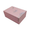 Blush Pink Silver Lettering Perfume Collapsible Gift Box