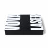 Bold Typography Black Luxury Collapsible Gift Box