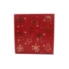 Burgundy Christmas Gold Foil Personal Care Collapsible Gift Box