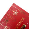 Burgundy Christmas Gold Foil Personal Care Collapsible Gift Box
