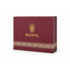 Burgundy Heritage Border Collapsible Corporate Gift Box
