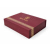 Burgundy Heritage Border Collapsible Corporate Gift Box