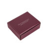 Burgundy Printed Collapsible Cosmetic Mailer Box