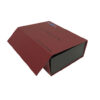 Burgundy Two-Tone Magnetic Apparel Collapsible Gift Box