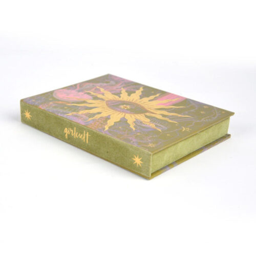 Celestial Printed Collapsible Cosmetic Gift Box with Mirror Celestial Printed Collapsible Cosmetic Gift Box with Mirror