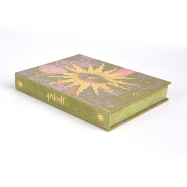 Celestial Printed Collapsible Cosmetic Gift Box with Mirror