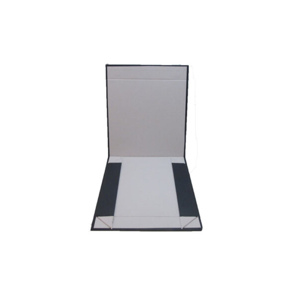 Charcoal Black Architectural Print Skincare Collapsible Gift Box