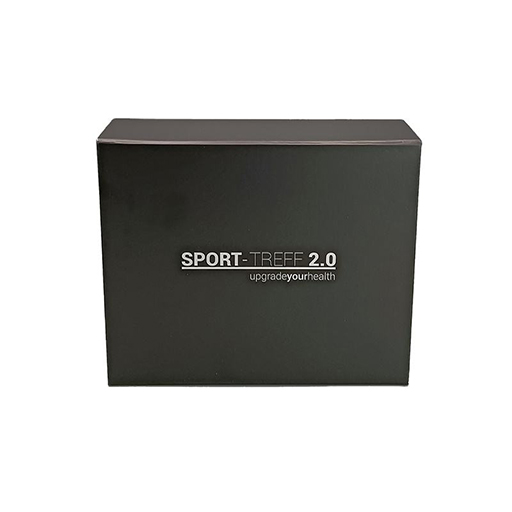 Charcoal Black Blue Tab Apparel Collapsible Gift Box