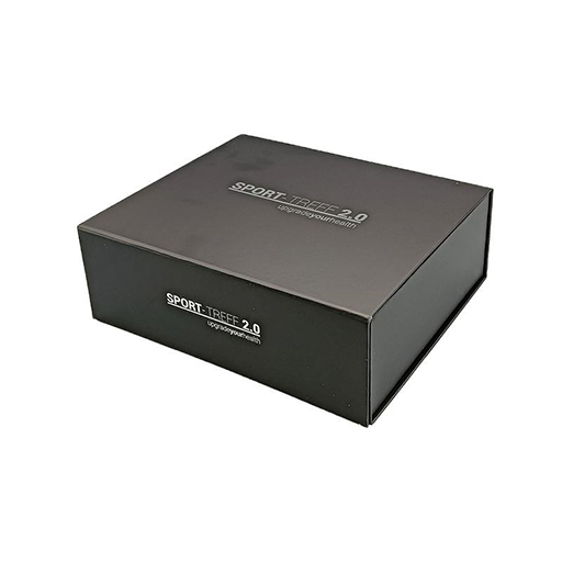 Charcoal Black Blue Tab Apparel Collapsible Gift Box