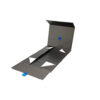 Charcoal Black Blue Tab Apparel Collapsible Gift Box