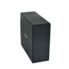 Charcoal Black Gold Logo Skincare Collapsible Gift Box