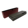 Checkered Black and Burgundy Luxury Accessory Gift Box