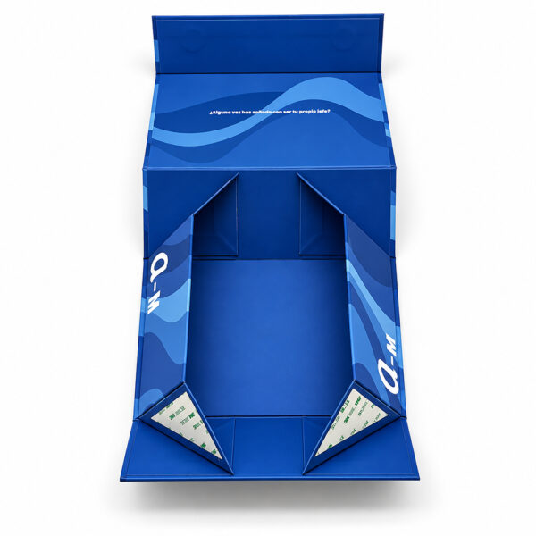 Cobalt Blue Wave Tea & Coffee Collapsible Gift Box