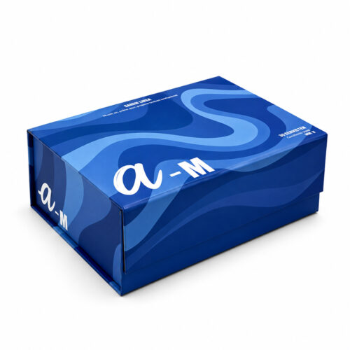 Cobalt Blue Wave Tea & Coffee Collapsible Gift Box Cobalt Blue Wave Tea & Coffee Collapsible Gift Box
