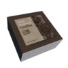 Coffee Brown Printed Collapsible Gift Box with Tuck Flaps