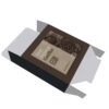 Coffee Brown Printed Collapsible Gift Box with Tuck Flaps