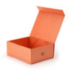 Copper Orange Christmas Wreath Collapsible Gift Box