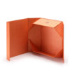 Copper Orange Christmas Wreath Collapsible Gift Box