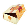 Cream & Orange Gingham Collapsible Gourmet Food Gift Box