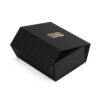 Custom Black Gold Foil Perfume Collapsible Gift Box