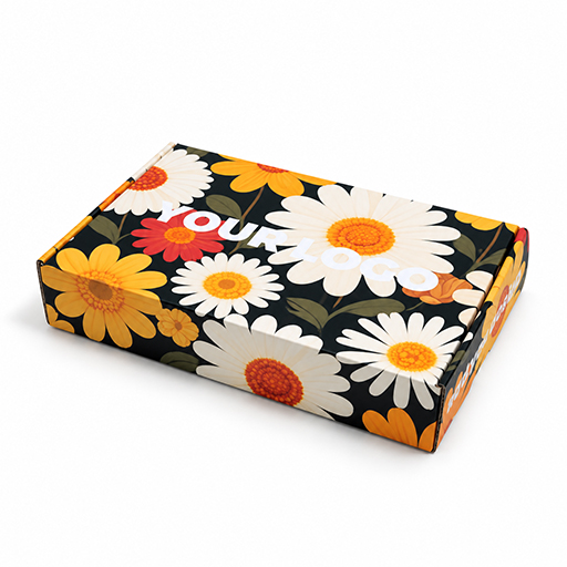 Daisy Floral Print Apparel Collapsible Gift Box