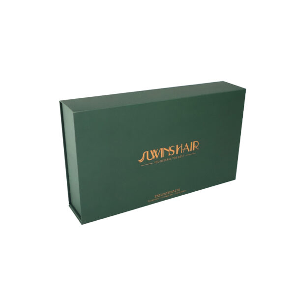 Deep Pine Green Copper Logo Collapsible Corporate Gift Box
