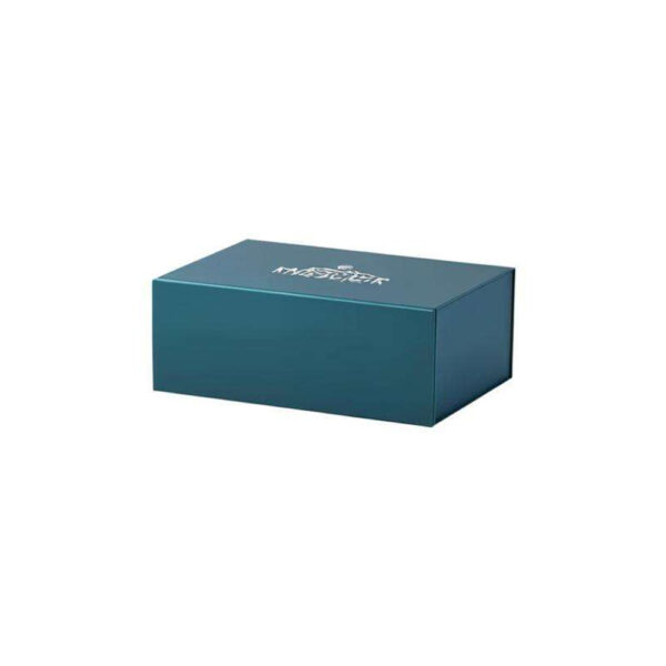 Deep Teal Winter Forest Pop-Up Collapsible Gift Box